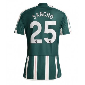 Manchester United Jadon Sancho #25 Replica Away Stadium Shirt 2023-24 Short Sleeve